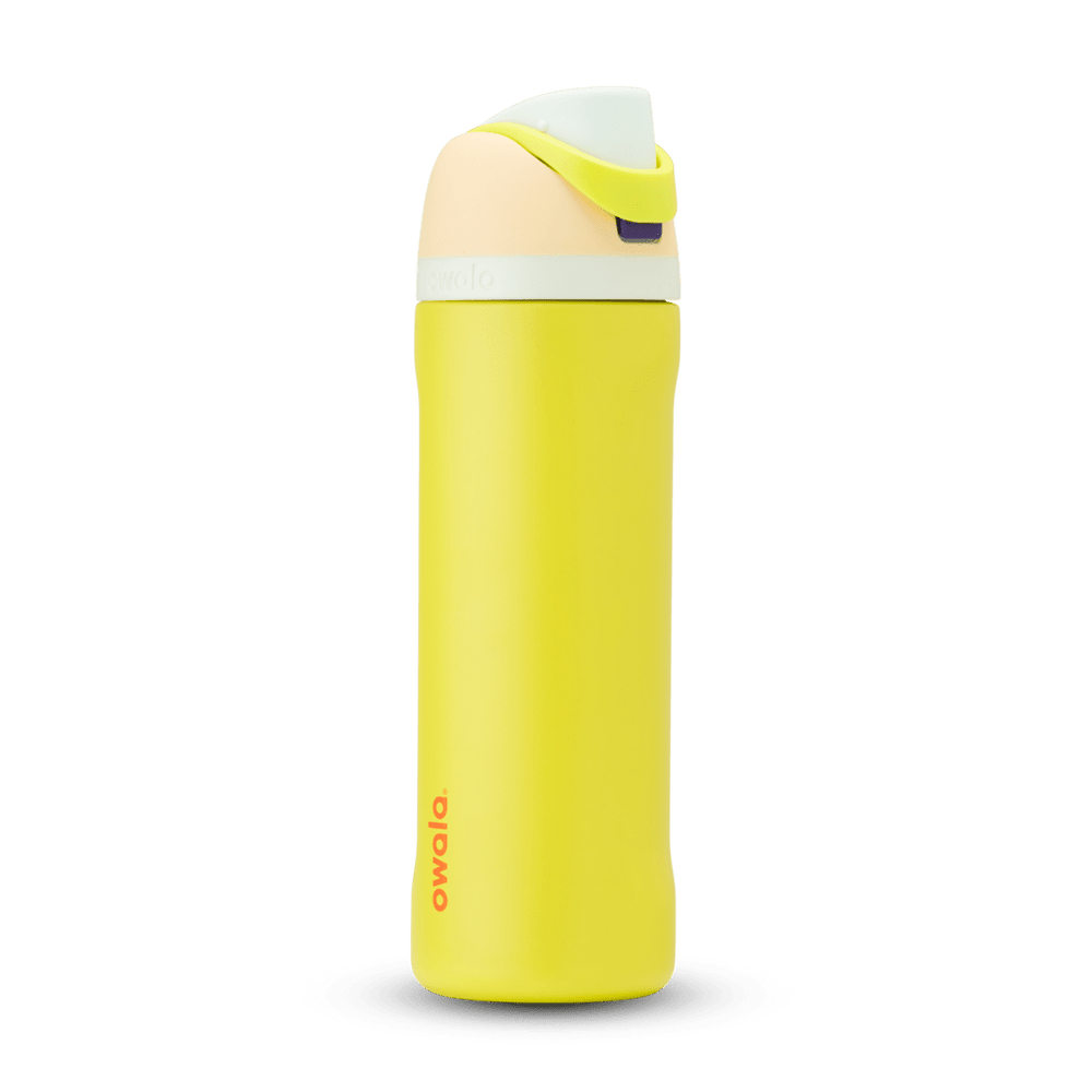 Owala yellow 24oz FreeSip water bottle