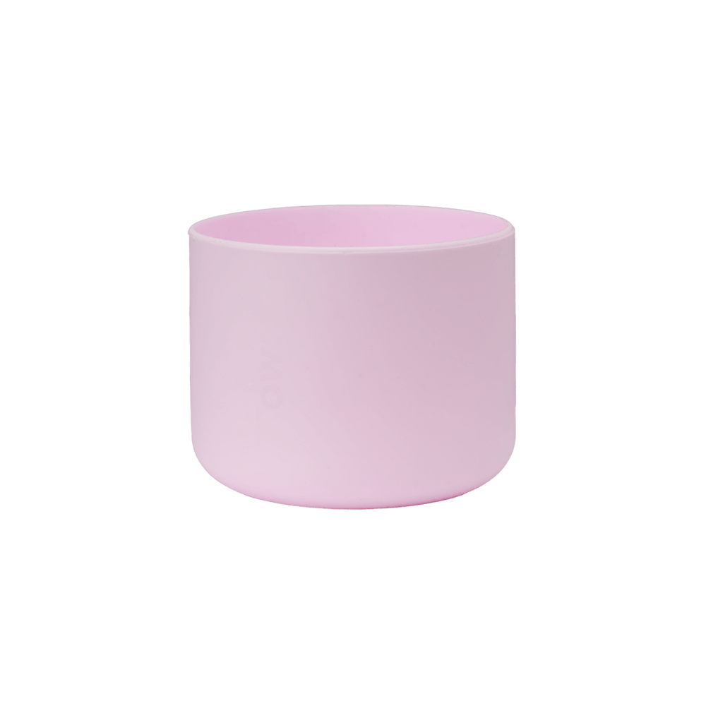 Bottle Boot 32oz in light pink silicone; medium cylindrical form