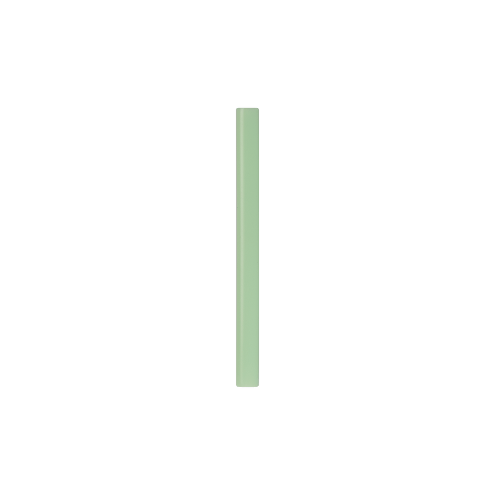 Owala Replacement Straw in Teal; single short solid pale mint green straw